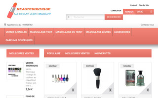 beauteboutique.fr website preview