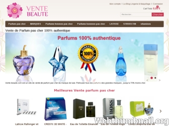 vente-beaute.com website preview