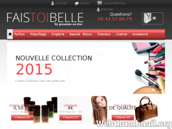 fais-toi-belle.fr website preview