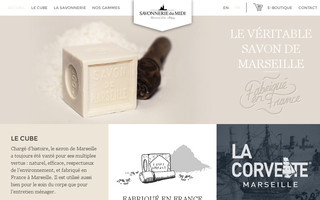 savonneriedumidi.fr website preview