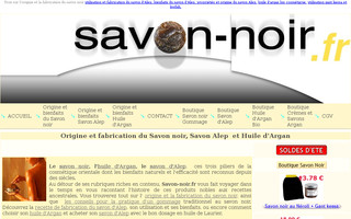 savon-noir.fr website preview