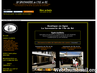 savonnerie-iledere.com website preview
