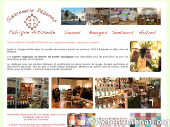 savonnerie-pezenas.fr website preview