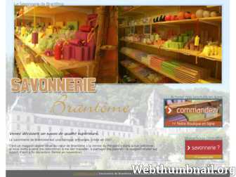 savonneriedebrantome.com website preview