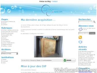 institutdusavon.fr website preview