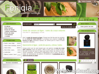 feniqia.fr website preview