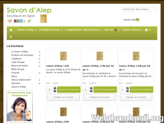 savon-alep-guide.com website preview