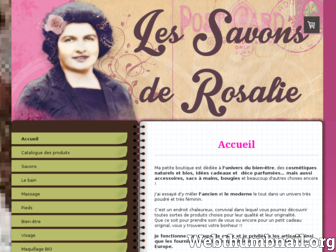 lessavonsderosalie.fr website preview