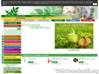 lagrangeauxherbes.com website preview