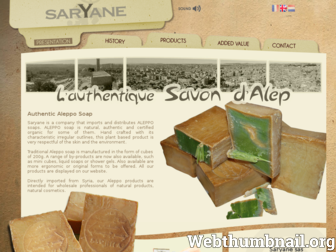 savon-d-alep.com website preview