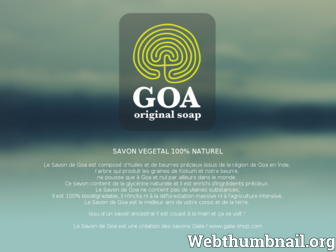 savon-de-goa.com website preview