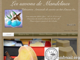 mandelines.fr website preview
