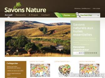 savons-nature.com website preview