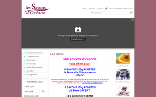savons-oceane.lesite.pro website preview