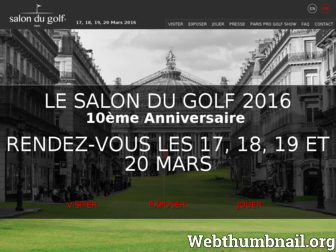 salondugolf.fr website preview