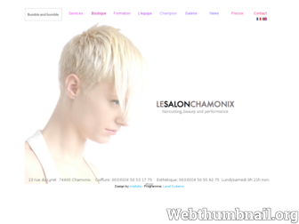 lesalonchamonix.com website preview