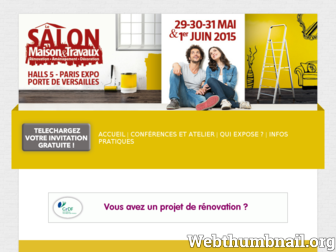 salon.maison-travaux.fr website preview