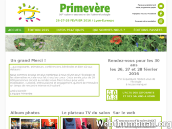 salonprimevere.org website preview