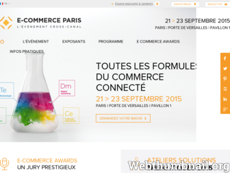 ecommerceparis.com website preview