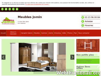 meuble-salon-cuisine-jomin.fr website preview