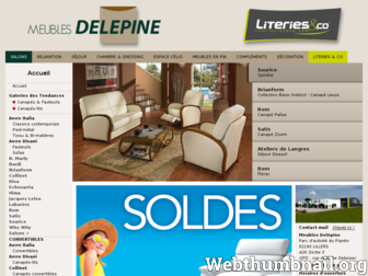 meubles-delepine.fr website preview
