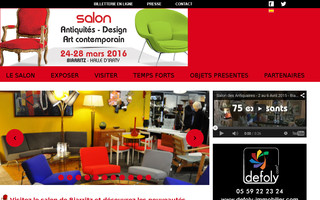 salon-antiquites-art-biarritz.fr website preview