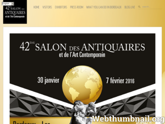 salon-antiquaires-bordeaux-lac.fr website preview