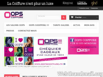 oops-coiffure-discount.com website preview