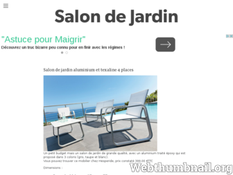 salondejardin.biz website preview