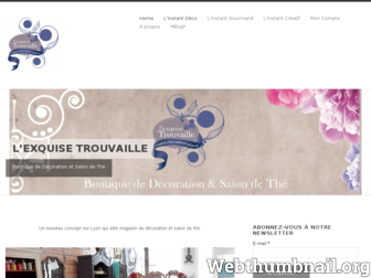 lexquisetrouvaille.com website preview