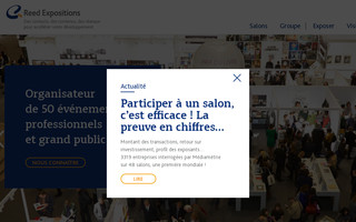 reedexpo.fr website preview