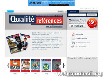qualite-references.com website preview