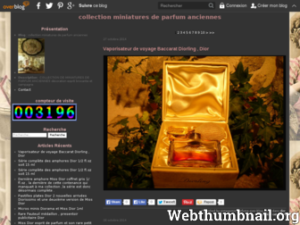 collection-miniatures-de-parfum-anciennes.com website preview
