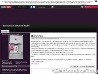 planeteminiaturesdeparfum.centerblog.net website preview
