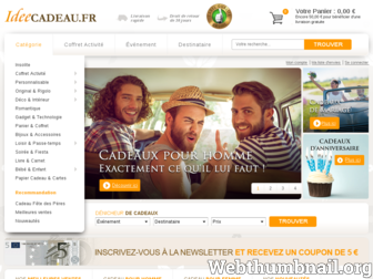 ideecadeau.fr website preview