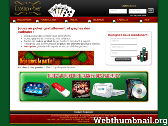 cadeaux-poker.com website preview