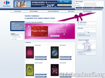 carte-cadeau.carrefour.fr website preview