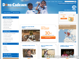 dons-cadeaux.org website preview