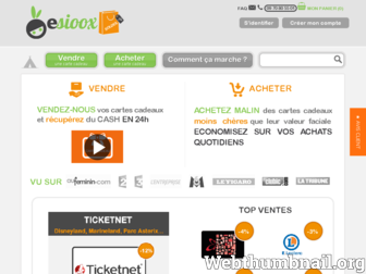 esioox.fr website preview