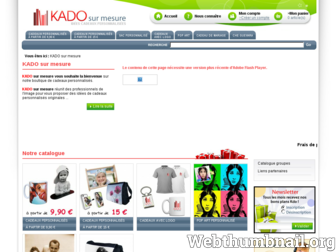 kadosurmesure.com website preview