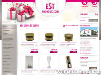 estcadeaux.fr website preview