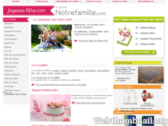 joyeuse-fete.com website preview