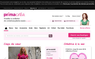 boutiques.prima.fr website preview