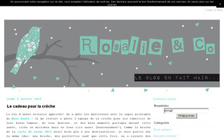 rosalieandco.canalblog.com website preview