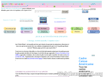 auxpetitesmains.net website preview