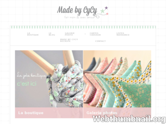 madebycycy.com website preview