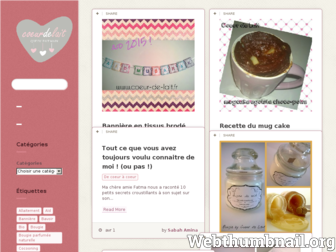 coeur-de-lait.fr website preview