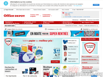 officedepot.fr website preview