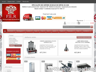 pro-equipement-restauration.fr website preview