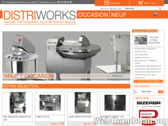 distriworks.fr website preview